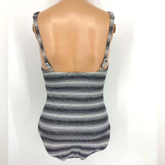 Bond-Eye Australia Twist Top One Piece Swimsuit SZ 6 - Picture 5 of 9